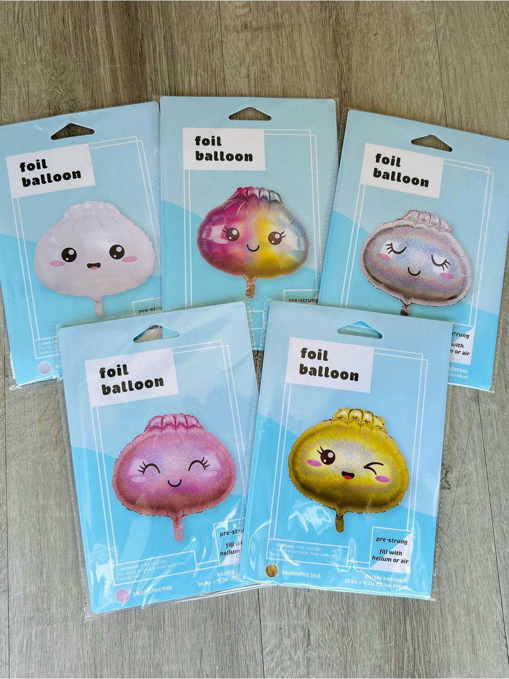 Dumpling Balloons - set of 5